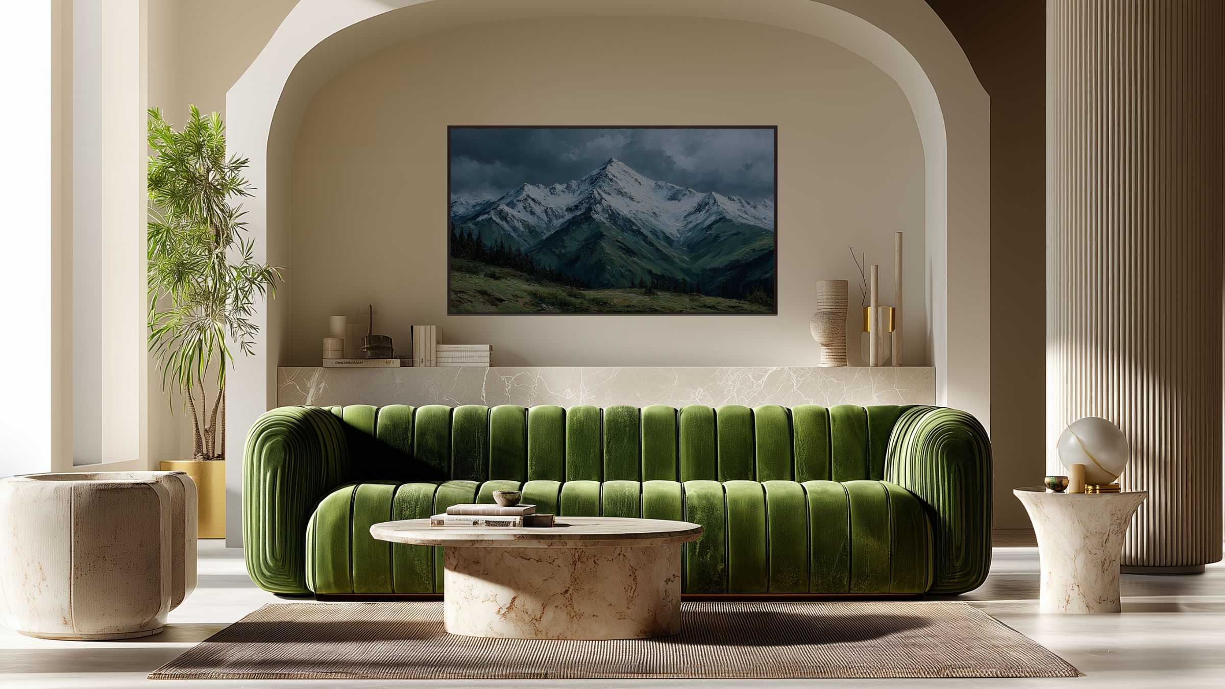 Refresh Your Space: New Sage & Eucalyptus Art for Samsung Frame TV