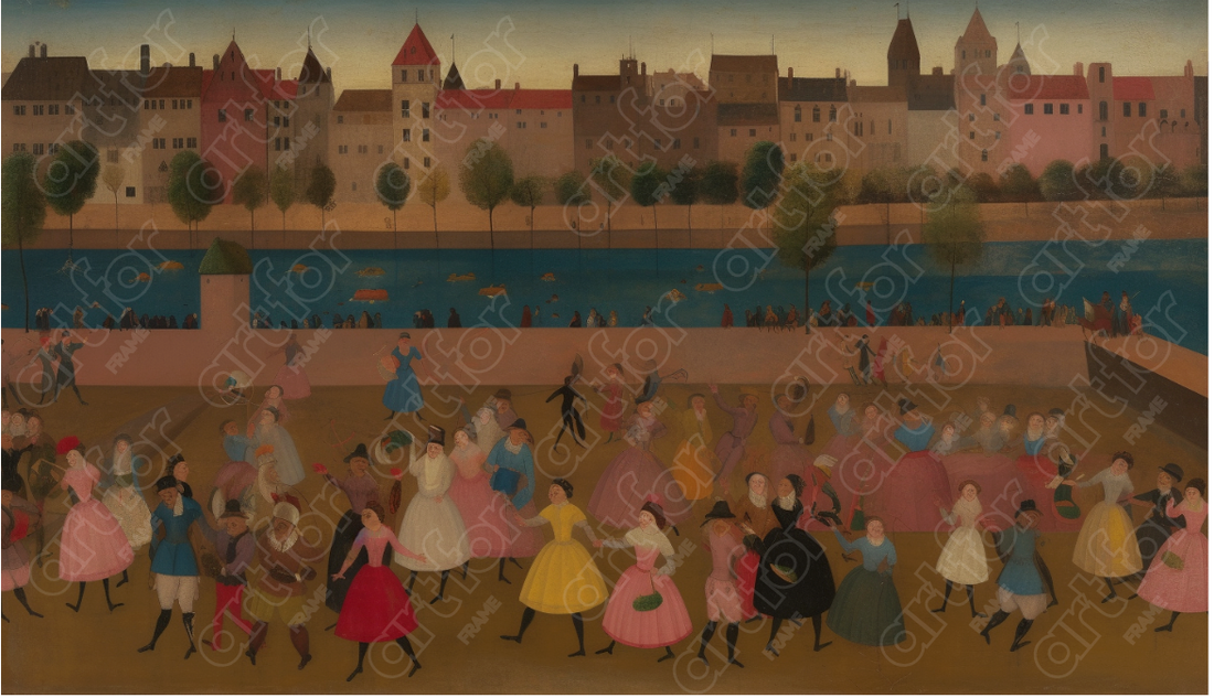 The Enigma of The Dancing Plague of 1518: A Mosaic of History, Emotion, and Artistry