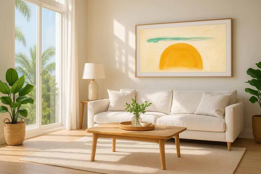 Summer's Palette: How Samsung Frame TV Summer Art Transforms Your Experience