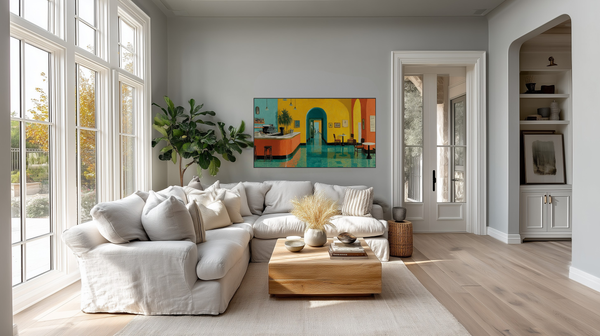 How to Make a North-Facing Room Feel Brighter with Art