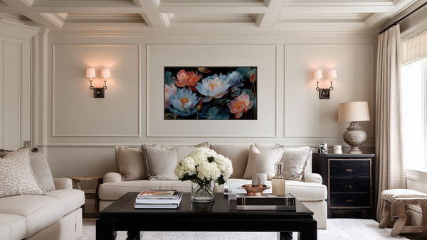 Escaping the Gray: A Free Sculptural Floral for Your Frame TV