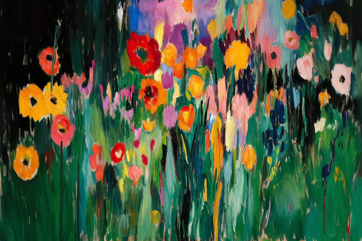 Blooming Gardens Collection – Expressionist Floral Art for Samsung Frame TV