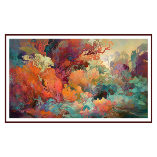 Foliage in Dreamy Hues by Art for Frame