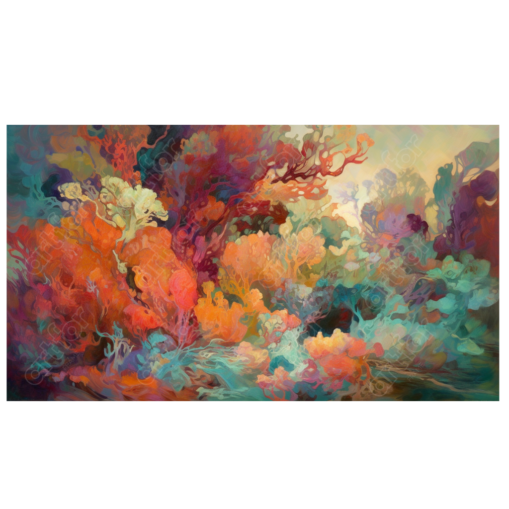 Foliage in Dreamy Hues by Art for Frame