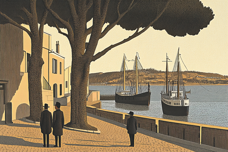 Seaside Nostalgia – Vintage Coastal Scene for The Frame TV