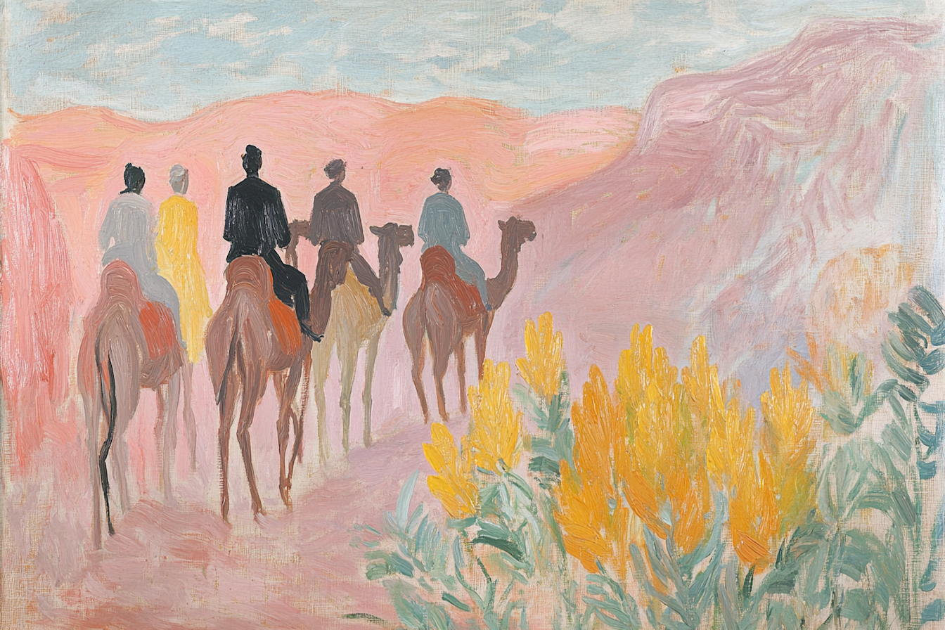 Desert beauty with southwest riders in two 4K scenes – digital art optimized for Samsung Frame TV