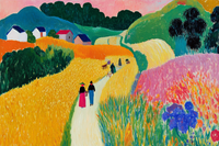 Countryside in Color – Vibrant Landscape Variants for Samsung Frame TV