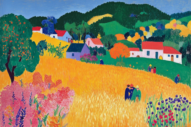 Countryside in Color – Vibrant Landscape Variants for Samsung Frame TV