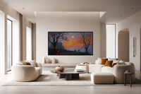 AUTUMN TWILIGHT GATHERING - Jack-O'-Lantern Scene for Samsung Frame TV