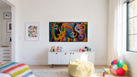 Abstract Jungle Party - Modern Kids Art for Samsung Frame TV