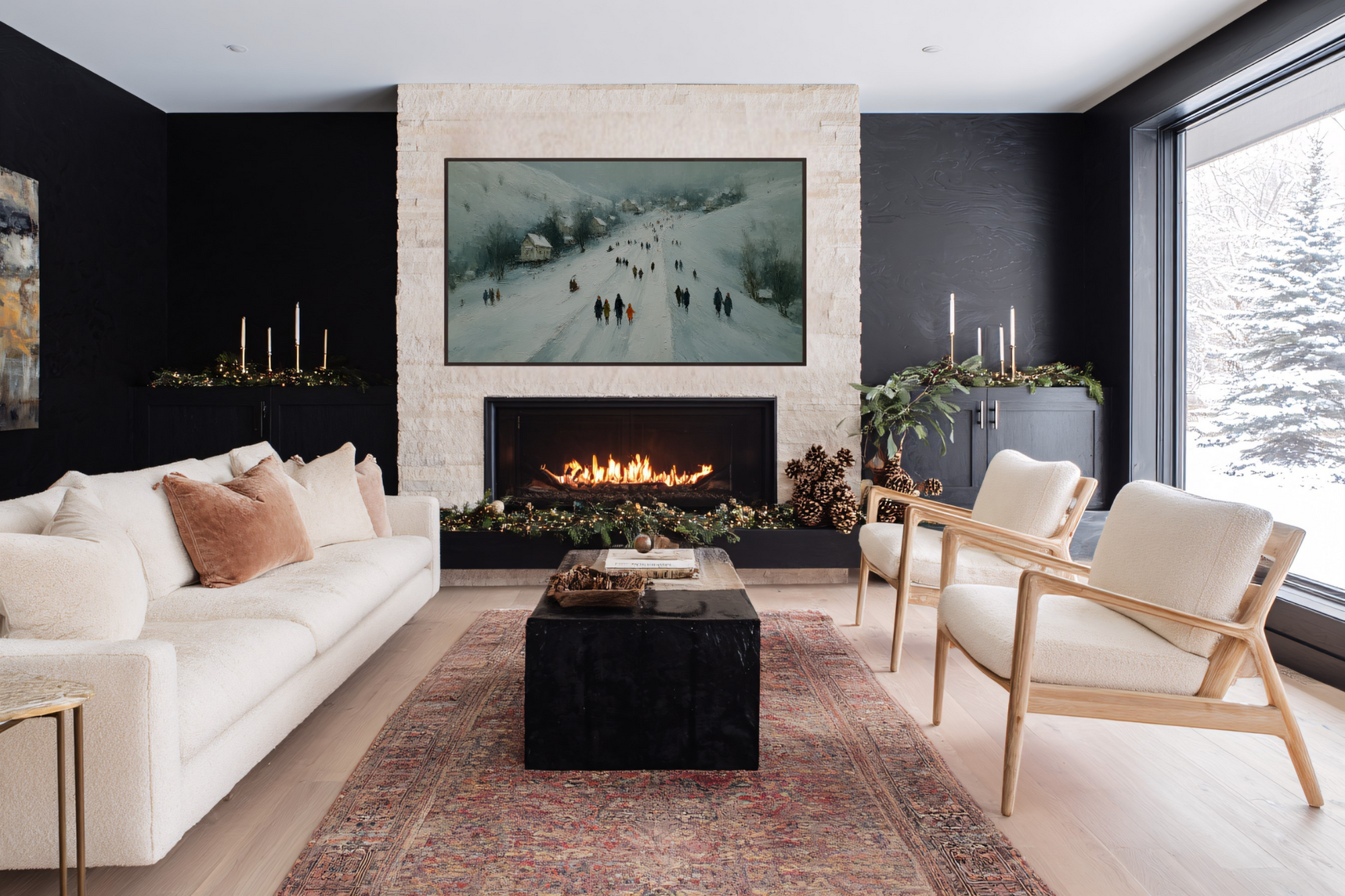 Alpine Sledding Paradise