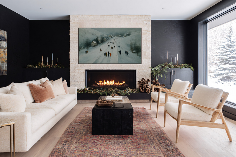 Alpine Sledding Paradise