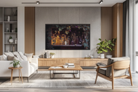 Vintage apothecary still life with amber bottles and dried botanicals in moody twilight lighting – digital art for Samsung Frame TV