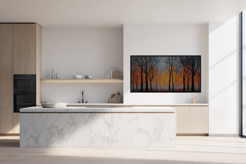 Autumn Promenade – Frame TV Landscape Art Tree Path (4K Download)