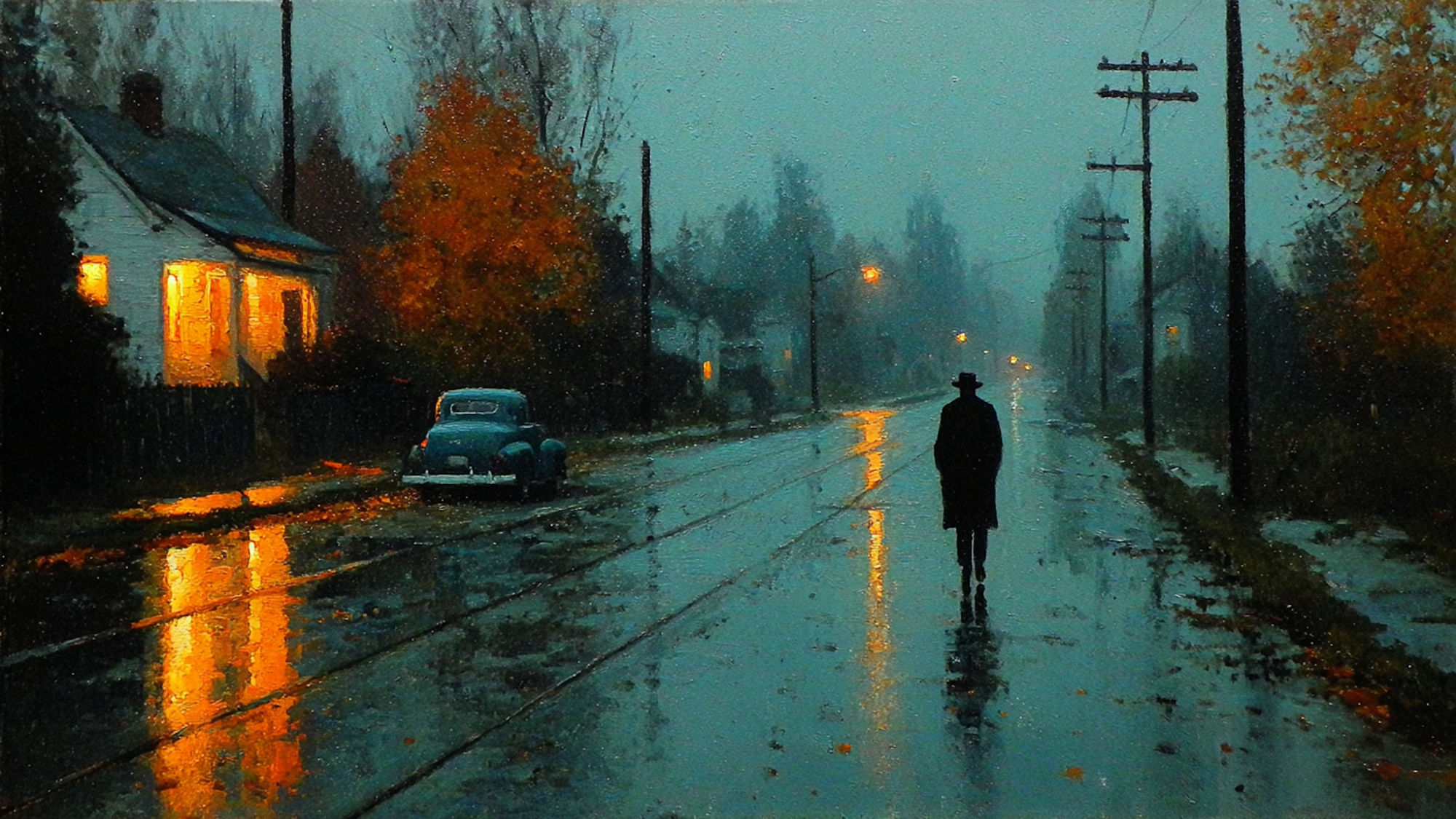 Autumn Rain Walker