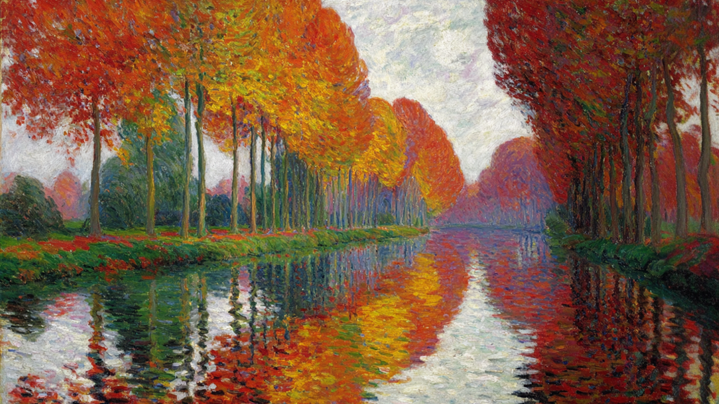 Autumn Reflection Serenity for Frame TV | 4K Download