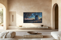 Autumn's Observatory – Falling Stars Dance for Samsung Frame TV