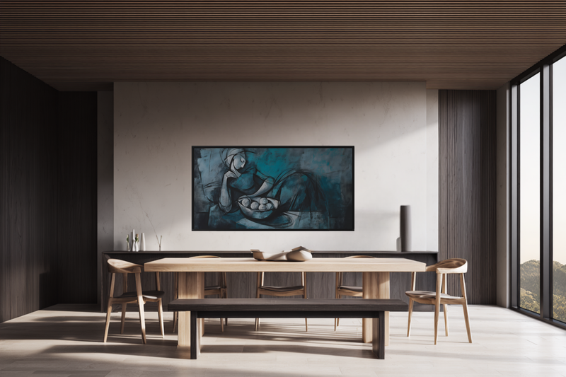 Blue Contemplation – Figure Study for Samsung Frame TV