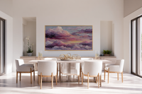 Blush Reverie – Cloud Symphony for Samsung Frame & HiSense Canvas TV