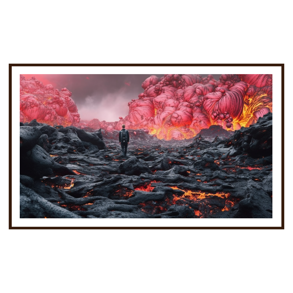 Lava Walk: Fiery Journey for Samsung’s The Frame TV