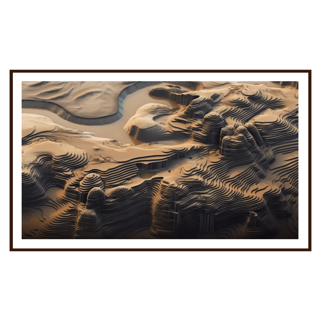 Aerial Symphony: Captivating Dune Photography for Samsung’s The Frame TV