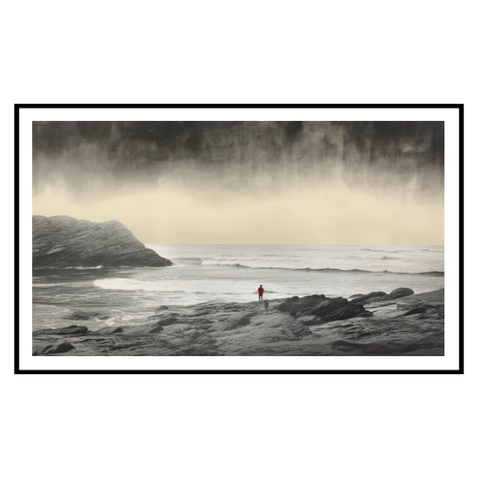 Red Tide from the Shore by Art For Frame