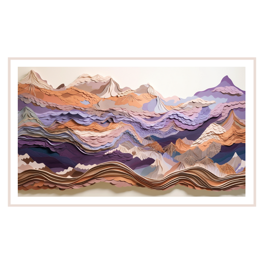 Paper Peaks Majesty by Art For Frame