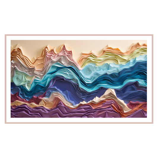 Paper Peaks by Art For Frame