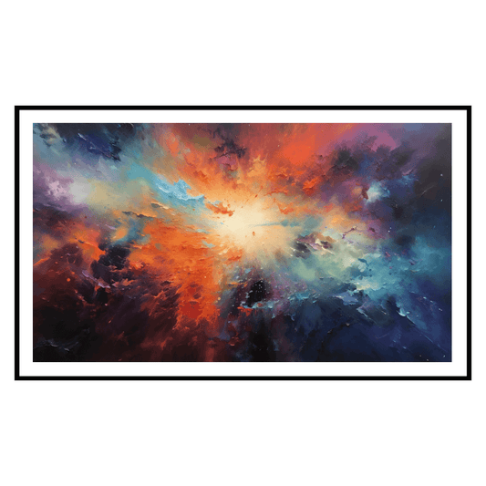 Cosmic Rhapsody: Vibrant Space Art for Samsung’s The Frame TV