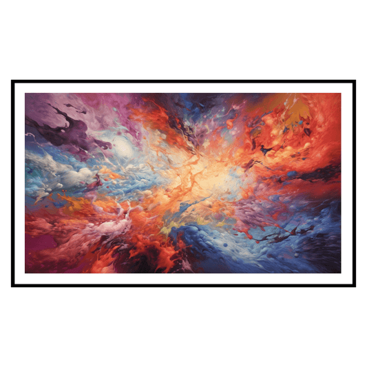 Colorful Whirlwind Symphony by Art For Frame