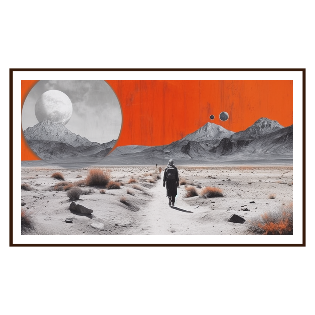 Moonlit Desert by Art For Frame