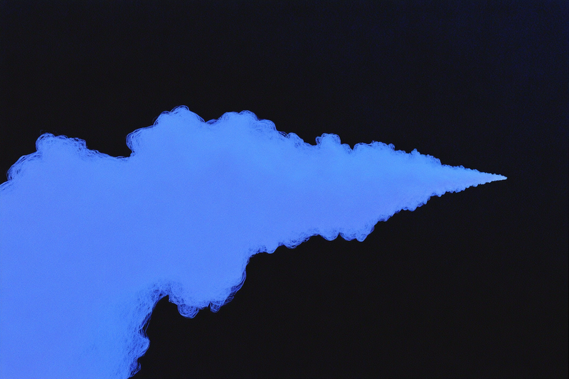 Cloudform Island – Minimalist Blue Horizon Art for Samsung Frame TV