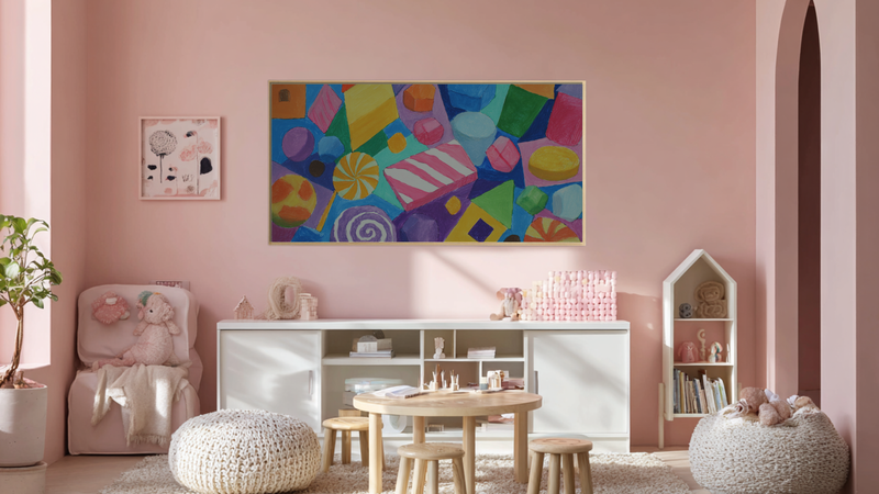 Candy Land Celebration - Party Kids Art for Samsung Frame TV