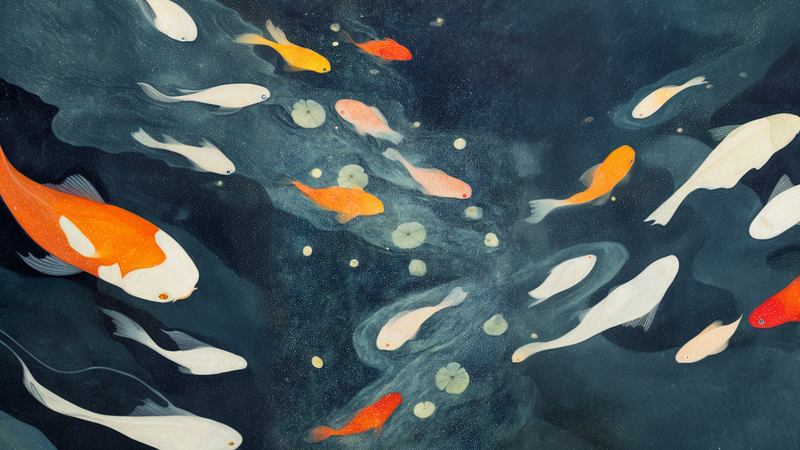 Celestial Pond – Free Koi Art Download for Samsung Frame TV
