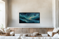 Cerulean Depths – Abstract Interpretation for Samsung Frame TV & Hisense CanvasTV