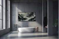 Charcoal Peaks Art for Samsung Frame TV | 4K Download