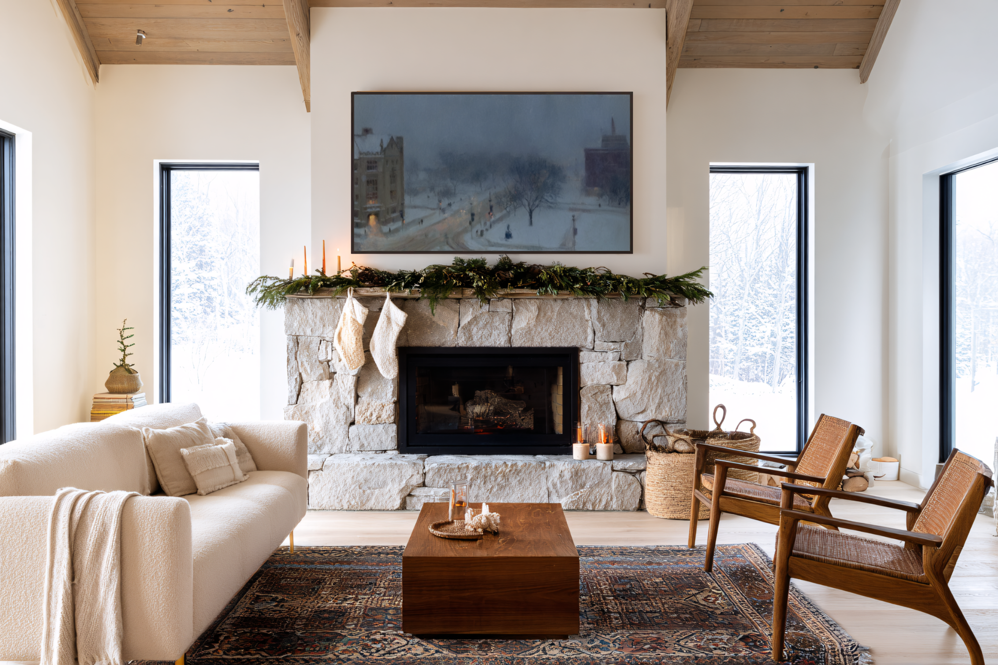 Chicago Skyline Storm
