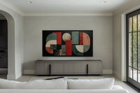 Contemporary Cipher – Geometric Statement for Samsung Frame & HiSense Canvas TV