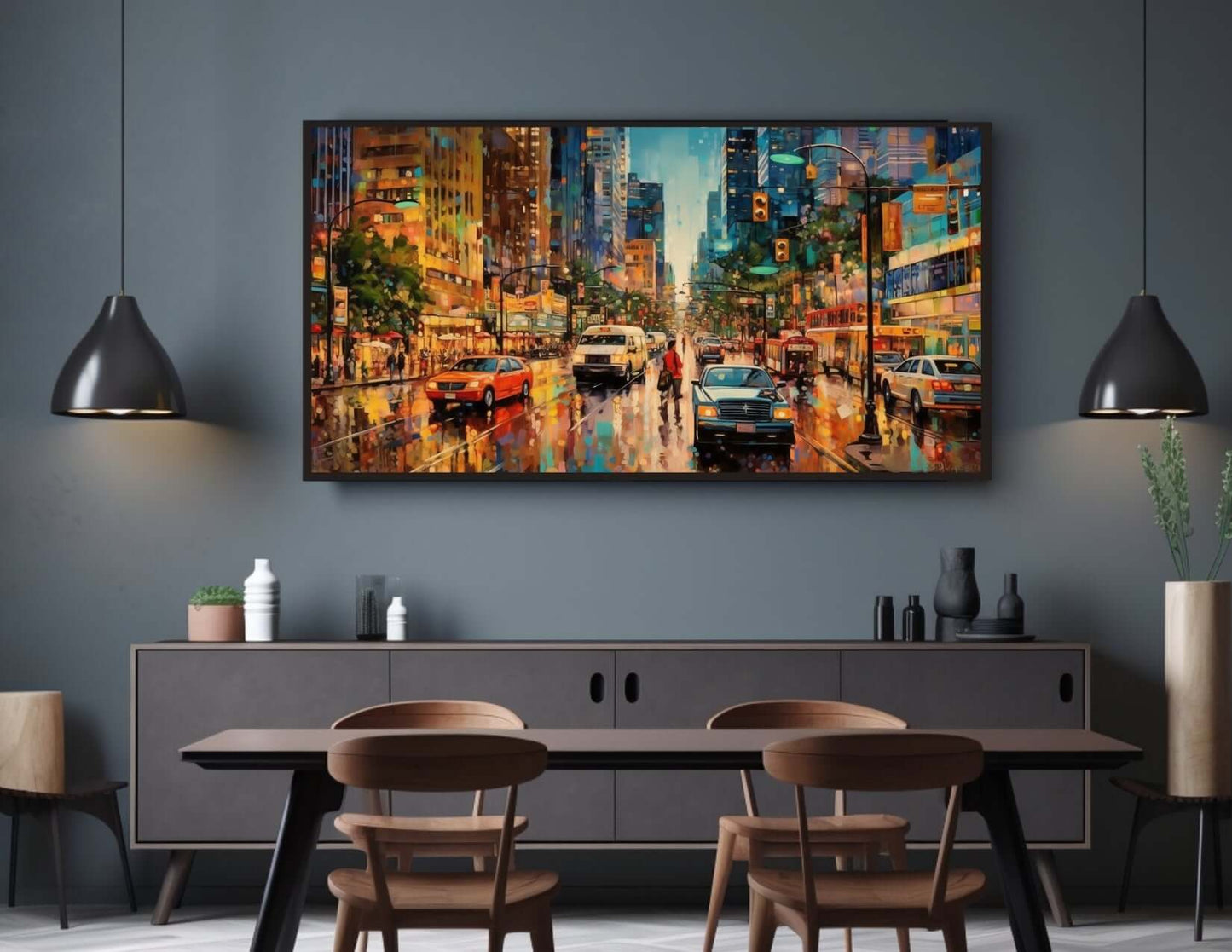City in Motion by Art For Frame