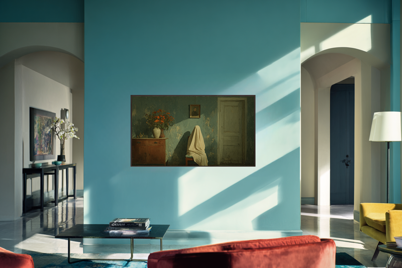 Cream Cotton Draped Chair