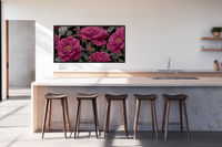 Crimson Elegance – Dramatic Peony Bloom for Samsung Frame & HiSense Canvas TV