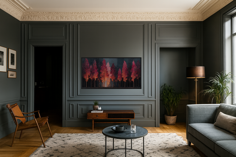 Crimson Grove - Free Forest Art for Frame TV
