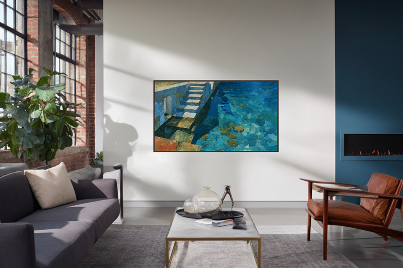 Diving Board Turquoise Waters