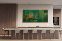 Emerald Symphony – Abstract Garden for Samsung Frame TV