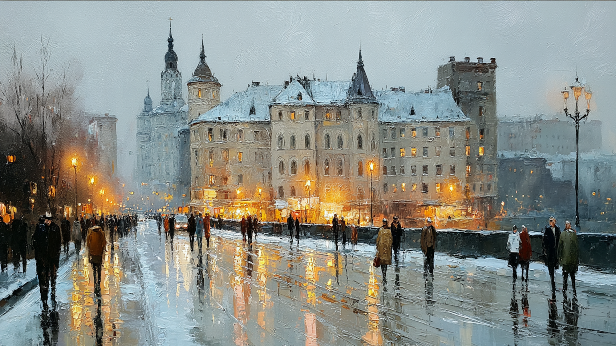 European Plaza Twilight