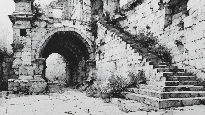 Fallen Portico