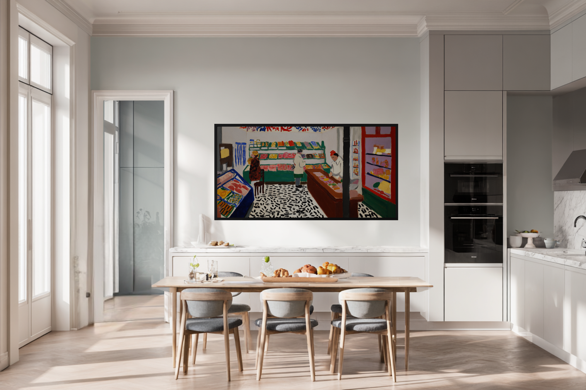 Fauve Market – Matisse Homage Art for Frame TV & CanvasTV
