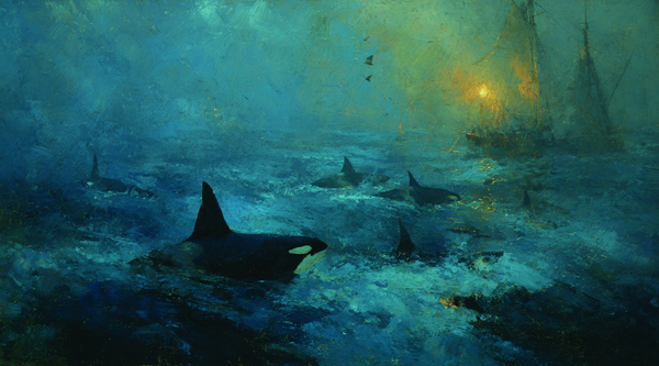 Orca Odyssey - Maritime Seascape
