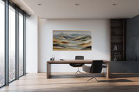 Golden Confluence – Executive Flow for Samsung Frame TV