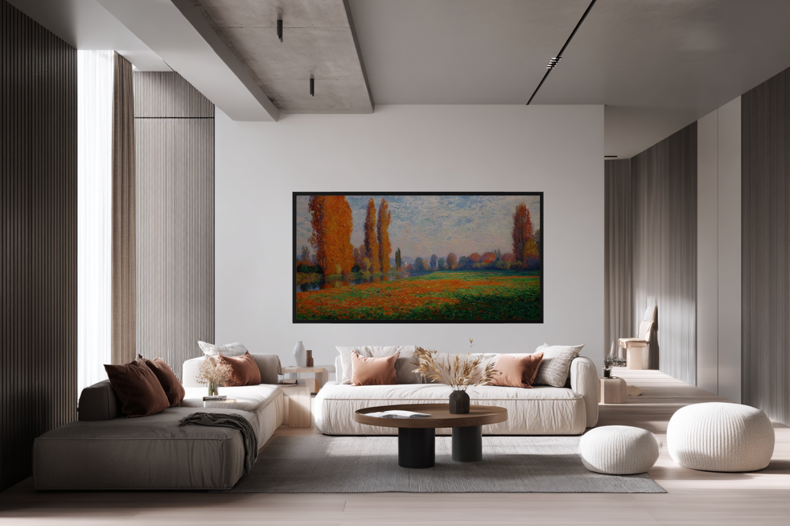 Golden Grove Mist for Samsung Frame TV | 4K Instant Download